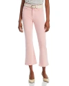 Frame Le Crop Mini Boot Jeans In Washed Dusty Pink