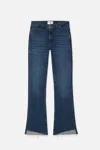 Frame Le Crop Mini Boot Cascade Bootcut Jeans In Multi