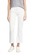 Frame Le Crop Mini Boot Cut Jeans In Blanc In White