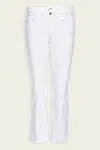 Frame Le Crop Mini Boot In Blanc