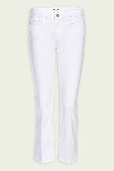 Frame Le Crop Mini Boot In Blanc In White