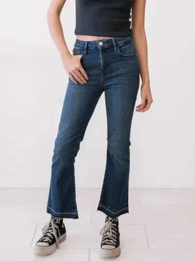 Frame Le Crop Mini Boot Biodegradable Jeans In Blue