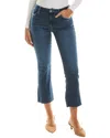 Frame Le Crop Mini Boot Mid-rise Flared Jeans In Blue