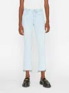 Frame Le Crop Mini Boot Jean In Clarity In Blue