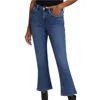 Frame Le Crop Mini Boot Jean In Samson In Blue