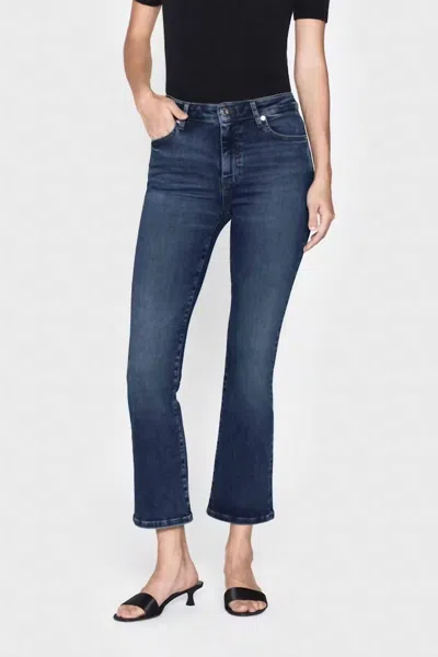 Frame Le Crop Mini Boot Jean In Skywalk In Blue