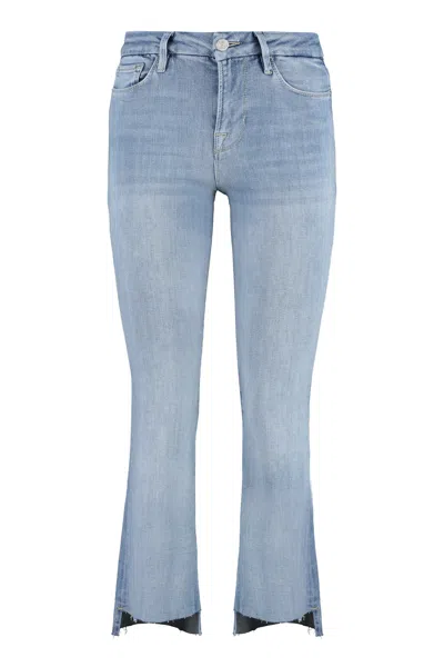 Frame Le Crop Mini Boot  Jeans In Blue