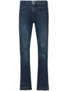 Frame Le Crop Mini Boot Jeans In Blue