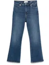 Frame Le Crop Mini Boot Jeans In Blue