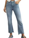 Frame Le Crop Mini Boot Cascade Bootcut Jeans In Blue