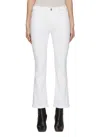 Frame Le Crop Mini Boot Jeans In Ecru In White