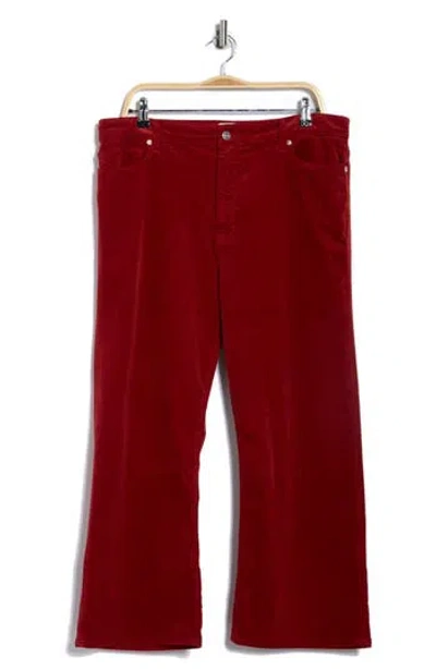 Frame Le Crop Mini Boot Jeans In Red
