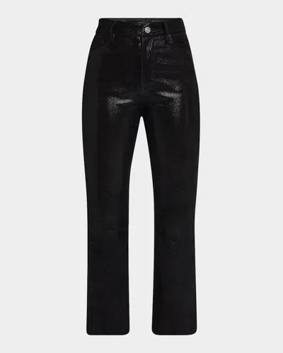 FRAME LE CROP MINI BOOT LEATHER PANTS