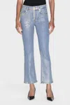 Frame Le Crop Mini Boot Pants In Hologram