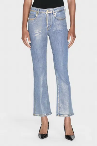 Frame Le Crop Mini Boot Pants In Hologram