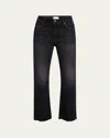 Frame Le Crop Mini Boot Raw After Jeans In Claudius