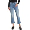 Frame Le Crop Mini Boot Raw Step Hem Jeans In Wavey