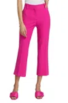 Frame Le Crop Mini Boot Trouser In Fuchsia In Pink