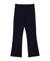 Frame Le Crop Mini Boot Trousers In Black