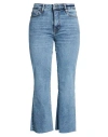 Frame Le Crop Mini Boot Woman Jeans Blue Size 30 Cotton, Pre-consumer Recycled Cotton, Recycled Poly In Blue