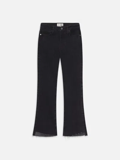 Frame Le Crop Mini Bootcut Jeans In Black