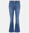Frame Le Crop Mini Bootcut Jeans In Blue