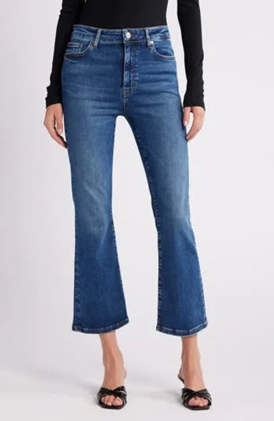 Frame Le Crop Mini Bootcut Jeans In Blue