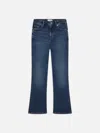 Frame Denim Le Crop Majesty Mini Boot Jean In Blue