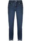 Frame Le Crop Mini Bootleg Jeans In Blau
