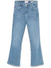 Frame Mini Flared Bootcut Jeans In Blue