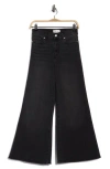 Frame Le Crop Palazzo Jeans In Black