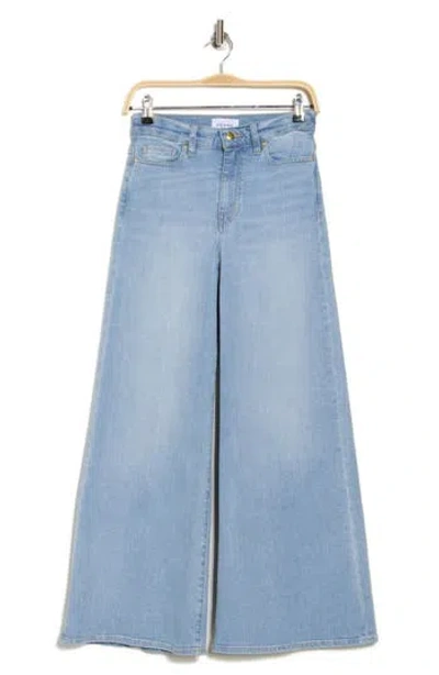 Frame Le Slim Palazzo High Waist Wide Leg Jeans In Blue