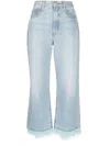 Frame Le Dancing Jane Straight Jeans In Blue
