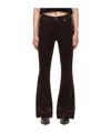 Frame Le Easy Flare Jeans In Black