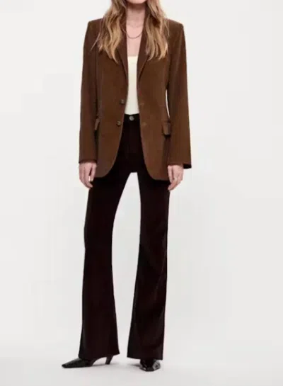 Frame Le Easy Flare Jeans In Espresso In Brown