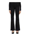 FRAME LE EASY FLARE LOGO DENIM PANTS