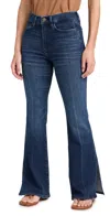 Frame Le Easy Flare Side Slit Jeans In Calvin