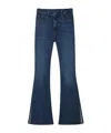 Frame Le Easy Flare Side Slit Jeans In Blue