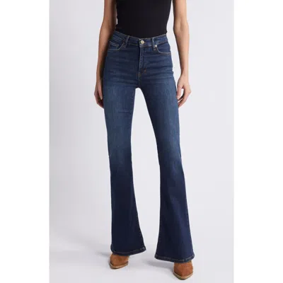 Frame Le Easy High Waist Flare Jeans In Moonflower