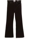 Frame Le Easy Flare Trouser In Espresso In Brown