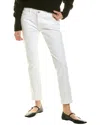 Frame Denim Le Garcon Blanc Slim Straight Jean In White