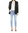 Frame Le Garcon Boyfriend Jean In Galeston In Black