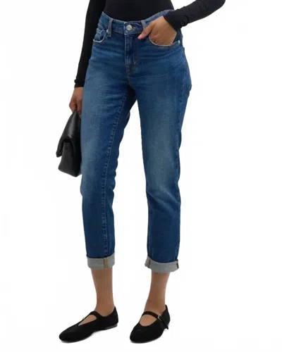 Frame Le Garcon Boyfriend Jean In Othello In Blue