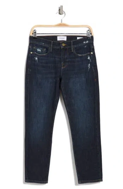 FRAME FRAME LE GARCON CROP BOYFRIEND JEANS