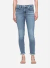 Frame Ali High Rise Skinny Jeans In Juniper Blu