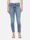 Frame Ali High Rise Skinny Jeans In Juniper Blu In Blue