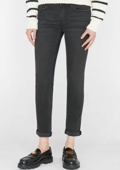 Frame Le Garcon Slim Jean In Kerry In Grey