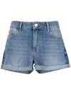 FRAME LE GRAND GARCON DENIM SHORTS