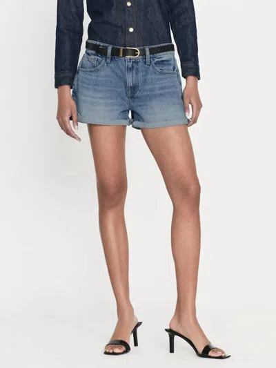 Frame Le Grand Garcon Short In Divine In Blue
