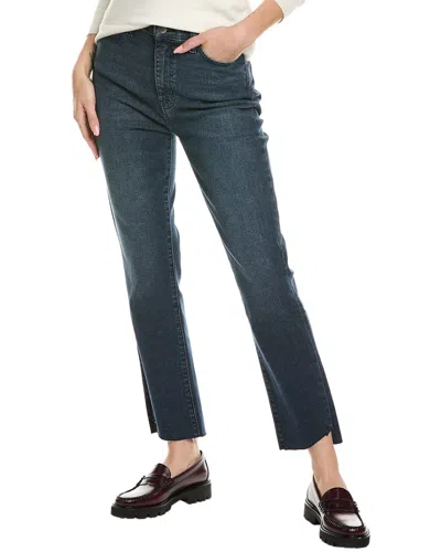 Frame Le High Crafty Straight Cascade Hem Jean In Blue